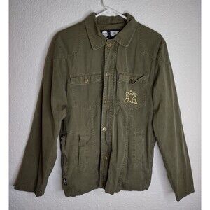 Starcraft 2 Terran War Machine Military Jacket Men's Small Green Jinx x Blizzard